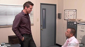 Preview 1 of Mandy Flores Cuckold Bbc - Office gays fucking asses on the desk