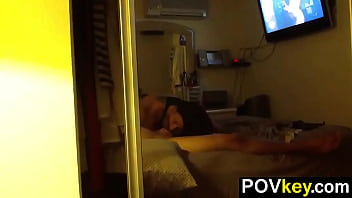 Preview 3 of With A Banana - Hot Ex Girlfriend Sucking My Dick POV