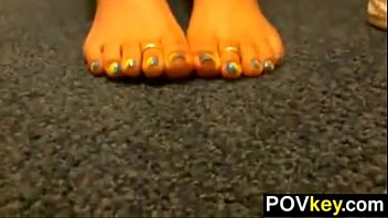 Preview 2 of Findslut Wife - My Girlfriend Teases Her Feet And Soles