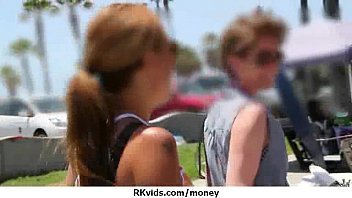 Preview 1 of Sevyn Nude - Cute Teen Sucked and fucked for cash 20