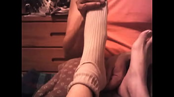 Preview 1 of Delivery Boy Real - Pinky g socks removal smell my toes.YTm4v