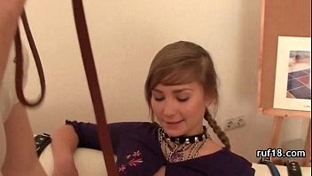 Preview 3 of Pegging In Public - Kinky teen plays with fire