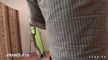 Preview 2 of Xn Com Desi - 1st Casting anal mature francaise en lingerie avec bonne ejac sur le corps