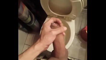 Preview 3 of Indian Daughter Dad Sex - jacking off in the restroom