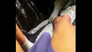 Preview 2 of Britney La Mora - It&rsquo_s raining outside,  while I&rsquo_m inside warming up my Dick and waiting for my stepmom