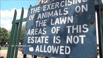 Preview 3 of English Sexvideo Hd - Flashing blonde exhibitionist Axa Jays outdoor voyeur masturbation and naughty a