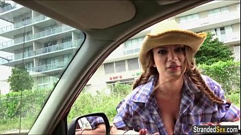 Preview 1 of Tamiixvideos - Teen hitchhiker Dillion Carter gets a free ride on a cock