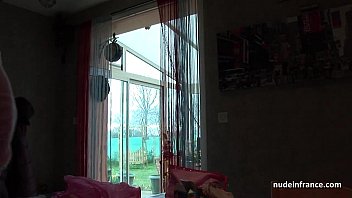 Preview 1 of Nathan Threat Creampie - Huge boobed BBW fucked hard outdoor in french countryside