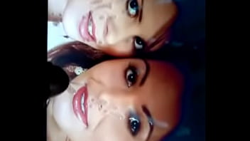 Preview 2 of Bhai Behan Ki Chudai Videos Desi - Cum Shot Tribute Two Cute Girls Face