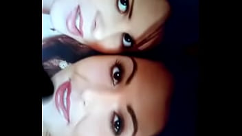 Preview 1 of Bhai Behan Ki Chudai Videos Desi - Cum Shot Tribute Two Cute Girls Face