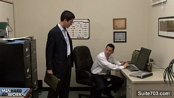 Preview 1 of Sex Ant Nxxxxxx - Horny gay workers fucking in the office