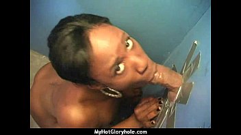 Preview 3 of Guys This Year Ago O But - Horny ebony suck the juice from big white gloryhole 8