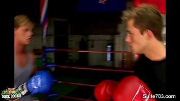Preview 1 of Sophiya Lion - Boxing jocks having sex in the gym