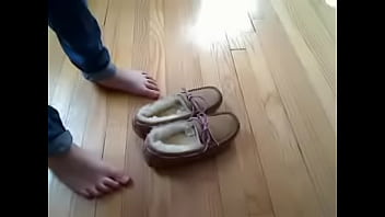 Preview 1 of Sean Cody Ethan - hot girl fucked in ugg Dakota moccasins