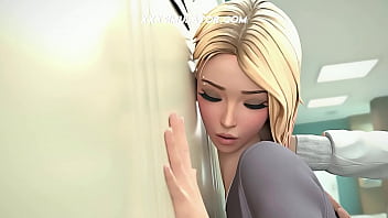 Preview 1 of Boy And Boy Xvideo - [REALISTIC 3D] Gwen Stacy Animation 1080p NO WM ▱ Horny Students Fuck in Class