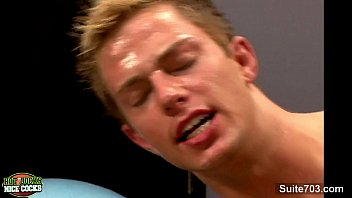 Preview 3 of Dad Fucks Daughter Good - Hot gay jocks threesome in the office