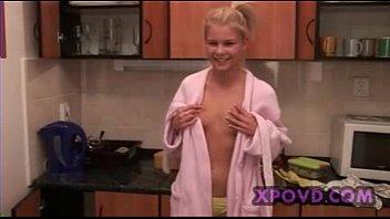Preview 1 of Molested Sleeping Forced - blonde girl fucks her tight shaved pussy