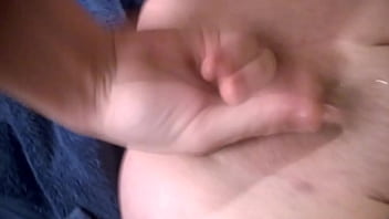 Preview 3 of Wife Massage Next To Husband - Sofa squirt