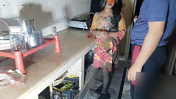 Preview 1 of Ammi G Ammi G Xxx Video - Indian Maid Ass Fucked By House Owner In Kitchen,  hindi sex viral video
