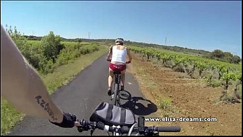 Preview 1 of Indian Lund Massage - Flashing and nude in public biking on the road