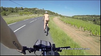 Preview 4 of Indian Lund Massage - Flashing and nude in public biking on the road