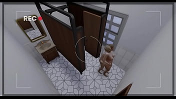 Preview 3 of Fingern Whatsapp - I find these girls groping each other in the bathroom.