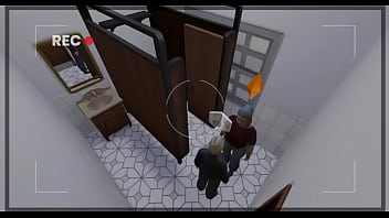 Preview 1 of Fingern Whatsapp - I find these girls groping each other in the bathroom.