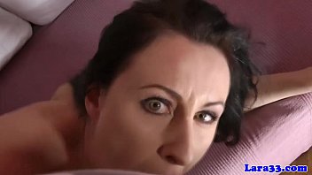 Preview 4 of Rough Office Fucking - Euro glamour MILF solo toy playing