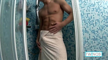 Preview 1 of Classic Professor - Jordan Soaps Up His Well-Built &amp_ Long Hard Cock Before Cum So Hard!
