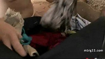Preview 1 of Amateur Sex Machine - Hot girl speared by a black monster cock