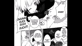 Preview 3 of Night Deras - Sexy anime girl ballbusts guy till he faints