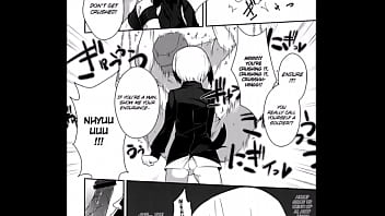 Preview 4 of Night Deras - Sexy anime girl ballbusts guy till he faints