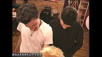 Preview 2 of Amager Dogging - Hot gay Jake and Sterling take turns throating on pipe and eating