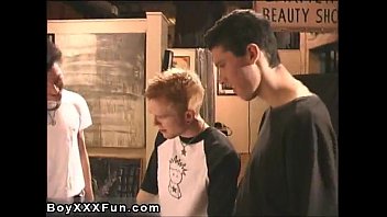 Preview 1 of Amager Dogging - Hot gay Jake and Sterling take turns throating on pipe and eating