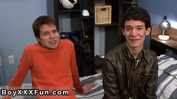 Preview 3 of Nins Mercedes - Gay video Leon Cums while getting his bum banged hard! He later gets