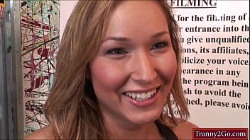 Preview 1 of Lost Friend Hentai - Tranny Khloe Hart gives a blowjob and ass banged by big cock
