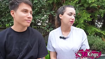 Preview 2 of White Gir - We got her! Cleaning lady that fucked the entire college wants to be a pornstar