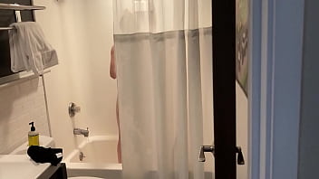 Preview 1 of Rape Estupro - Sexy,  skinny teen plays with her pussy in the shower