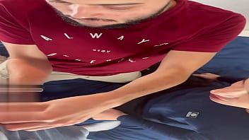 Preview 1 of Lesbians Tribbing Homemade - TIAGO GA&Uacute_CHO - FTM FUCKED BY TWO BIG COCKS