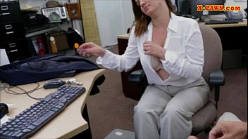 Preview 2 of Step Sister Tan - Big boobs amateur woman got her pussy banged by pawnkeeper