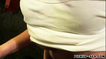 Preview 3 of Hide Xes - Eurobabe Dominika flashes tits and twat pounded for money