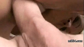 Preview 3 of Petite Gir - Horny big tit blonde milf nails a stud