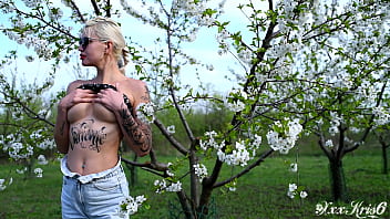Preview 1 of Old Arab Fucks Teen White - The gardener fucked the girl in the mouth,  pov blowjob,  cum on face,  cum in mouth,  facefuck,  public,  outside,  amateur,  cum swallow,  deepthroat,  sloppy blowjob,  surprise cum
