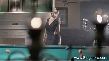 Preview 1 of Sexy Rich Aunty - Blowjob Babe Billiards Fantasy