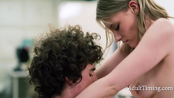 Preview 4 of M9m Sex With Her Son - Cute and Sweet Co-Workers Late Night Shenanigans | AdultTiming