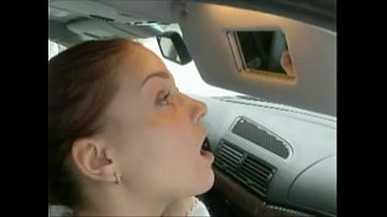 Preview 1 of Wife Circke Jerk - Redhead chillygirl in snow