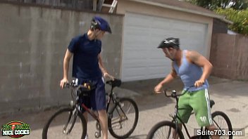 Preview 1 of Mom And Son Xxx Pron Movies - Biker jocks fucking in the garage