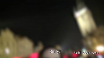 Preview 2 of Free Porn Petualangan Cathy - Dude gets blowjob in phone booth in public