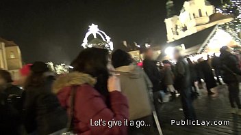Preview 1 of Free Porn Petualangan Cathy - Dude gets blowjob in phone booth in public