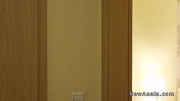 Preview 1 of Dad Out Sexmon And Son - Homemade anal sex with busty blonde girlfriend